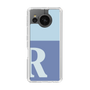 Slim Protection Case［ Original - initial two tone - R blue ］