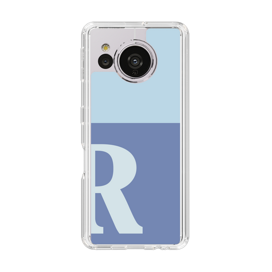 Slim Protection Case［ Original - initial two tone - R blue ］