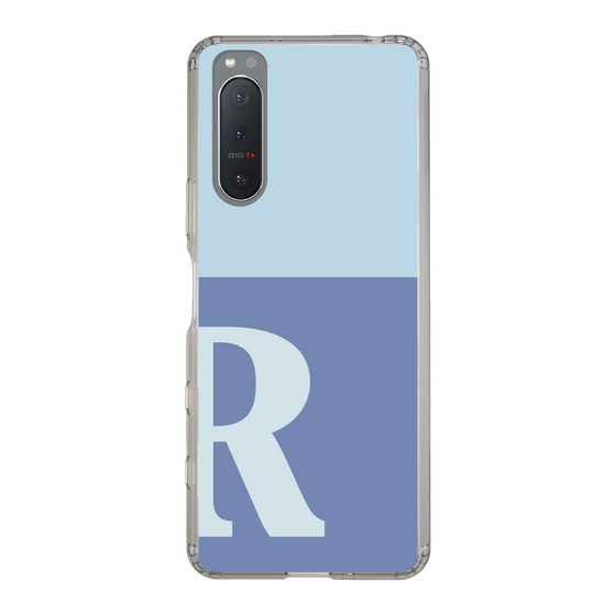 Slim Protection Case［ Original - initial two tone - R blue ］