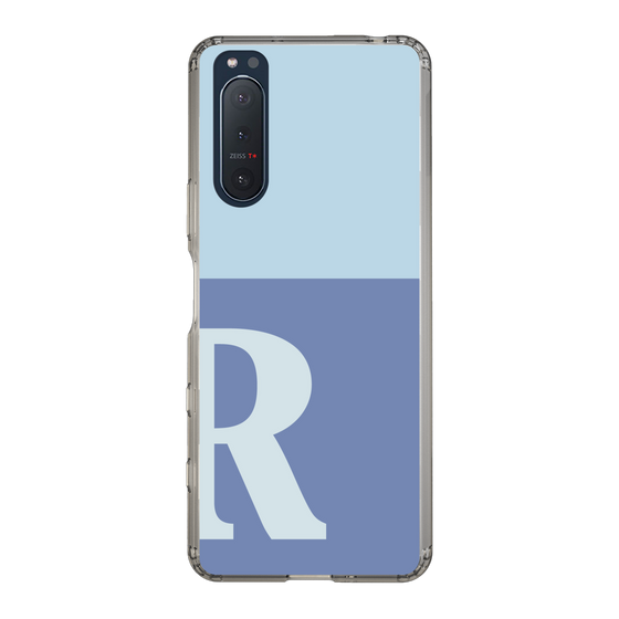 Slim Protection Case［ Original - initial two tone - R blue ］