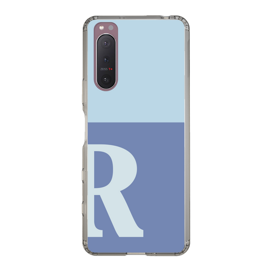 Slim Protection Case［ Original - initial two tone - R blue ］