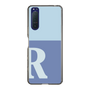 Slim Protection Case［ Original - initial two tone - R blue ］