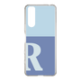 Slim Protection Case［ Original - initial two tone - R blue ］
