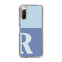 Slim Protection Case［ Original - initial two tone - R blue ］