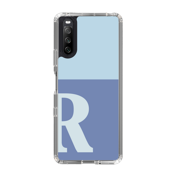 Slim Protection Case［ Original - initial two tone - R blue ］