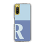 Slim Protection Case［ Original - initial two tone - R blue ］