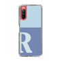 Slim Protection Case［ Original - initial two tone - R blue ］