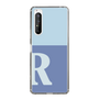 Slim Protection Case［ Original - initial two tone - R blue ］