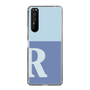 Slim Protection Case［ Original - initial two tone - R blue ］