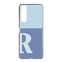 Slim Protection Case［ Original - initial two tone - R blue ］