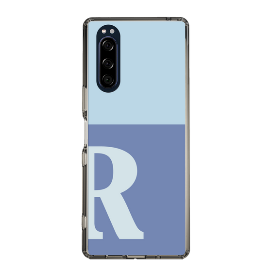 Slim Protection Case［ Original - initial two tone - R blue ］