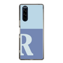 Slim Protection Case［ Original - initial two tone - R blue ］