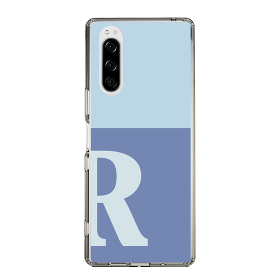 Slim Protection Case［ Original - initial two tone - R blue ］