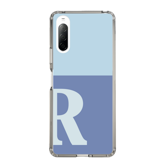 Slim Protection Case［ Original - initial two tone - R blue ］