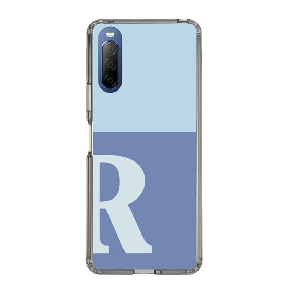Slim Protection Case［ Original - initial two tone - R blue ］