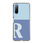 Slim Protection Case［ Original - initial two tone - R blue ］