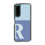 Slim Protection Case［ Original - initial two tone - R blue ］