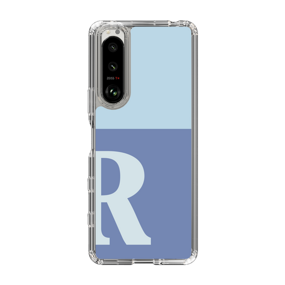 Slim Protection Case［ Original - initial two tone - R blue ］