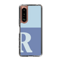 Slim Protection Case［ Original - initial two tone - R blue ］