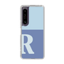 Slim Protection Case［ Original - initial two tone - R blue ］