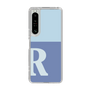 Slim Protection Case［ Original - initial two tone - R blue ］