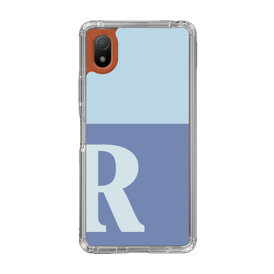 Slim Protection Case［ Original - initial two tone - R blue ］