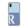 Slim Protection Case［ Original - initial two tone - R blue ］
