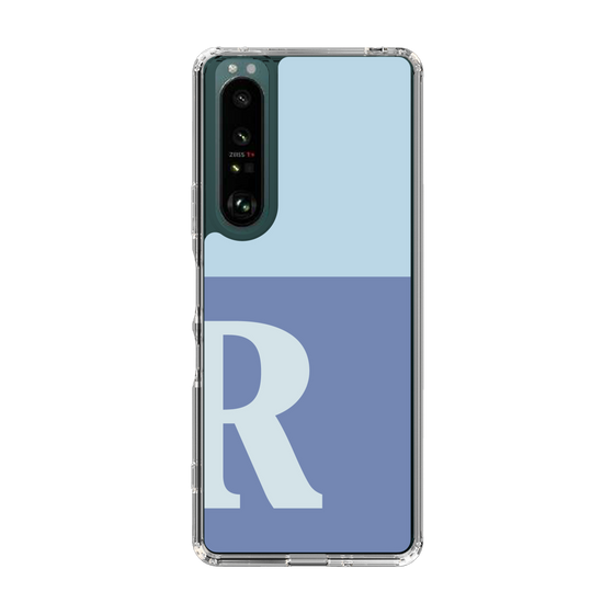 Slim Protection Case［ Original - initial two tone - R blue ］