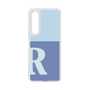 Slim Protection Case［ Original - initial two tone - R blue ］