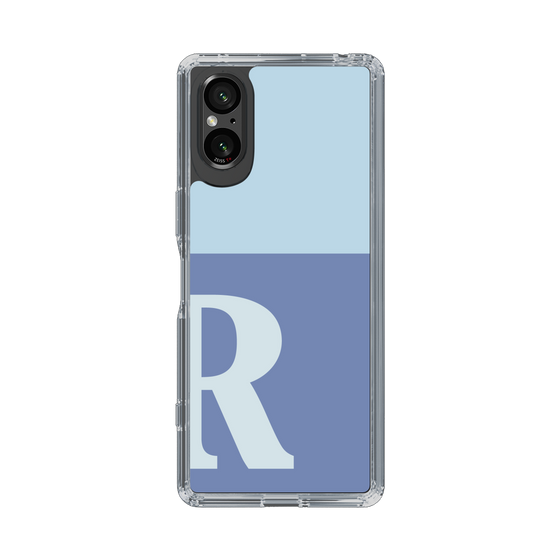 Slim Protection Case［ Original - initial two tone - R blue ］
