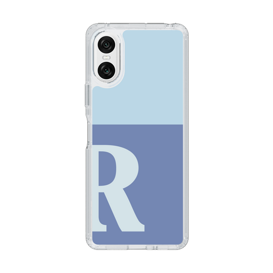Slim Protection Case［ Original - initial two tone - R blue ］