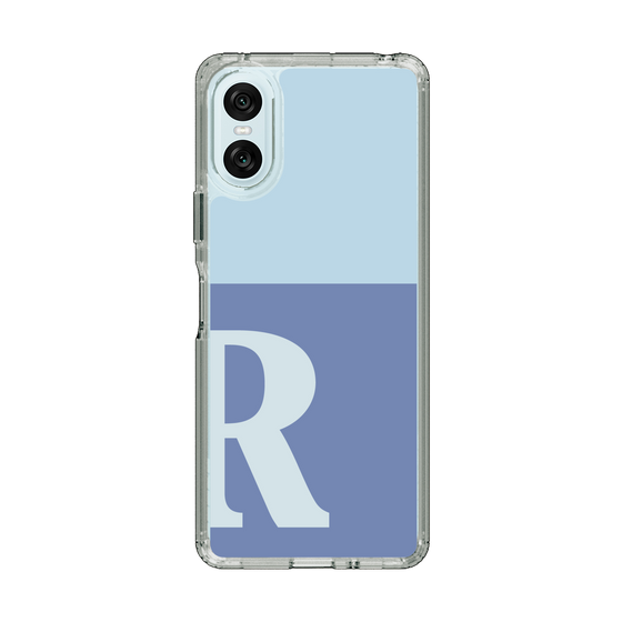 Slim Protection Case［ Original - initial two tone - R blue ］