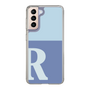 Slim Protection Case［ Original - initial two tone - R blue ］
