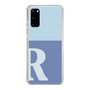 Slim Protection Case［ Original - initial two tone - R blue ］
