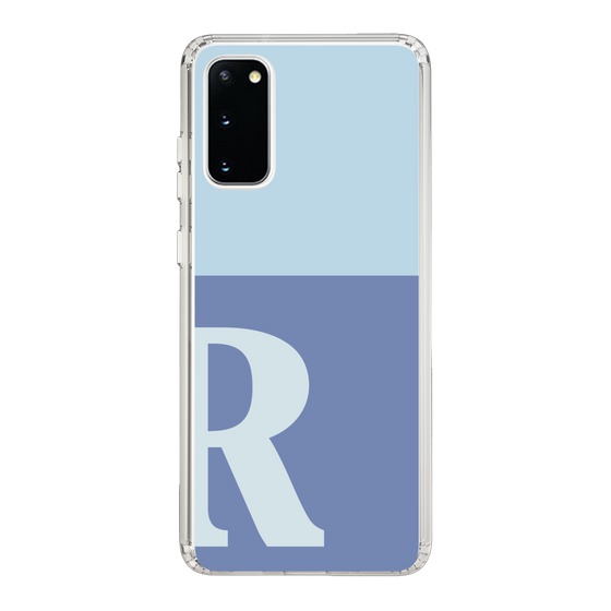 Slim Protection Case［ Original - initial two tone - R blue ］