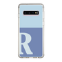 Slim Protection Case［ Original - initial two tone - R blue ］