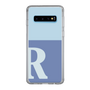 Slim Protection Case［ Original - initial two tone - R blue ］