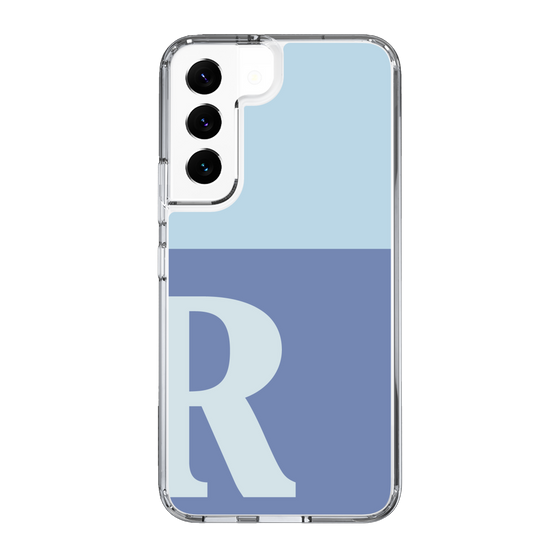 Slim Protection Case［ Original - initial two tone - R blue ］