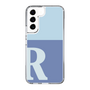 Slim Protection Case［ Original - initial two tone - R blue ］