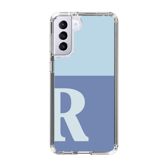 Slim Protection Case［ Original - initial two tone - R blue ］