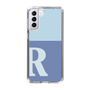 Slim Protection Case［ Original - initial two tone - R blue ］