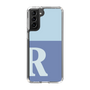 Slim Protection Case［ Original - initial two tone - R blue ］