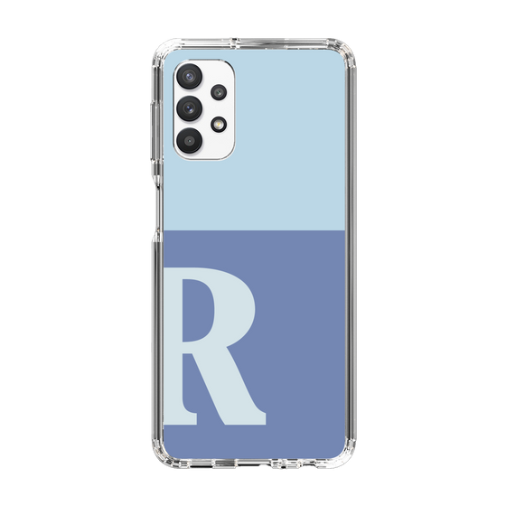 Slim Protection Case［ Original - initial two tone - R blue ］