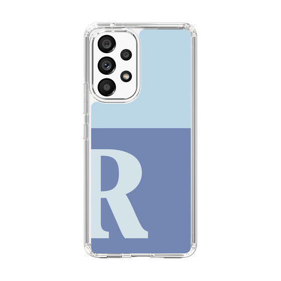 Slim Protection Case［ Original - initial two tone - R blue ］
