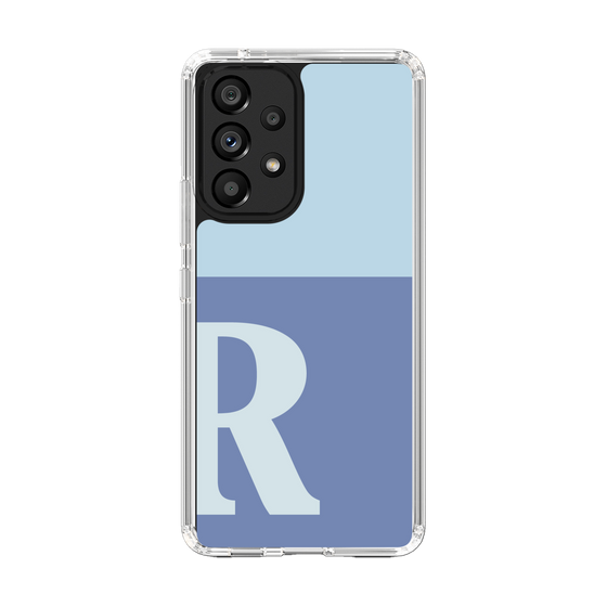 Slim Protection Case［ Original - initial two tone - R blue ］