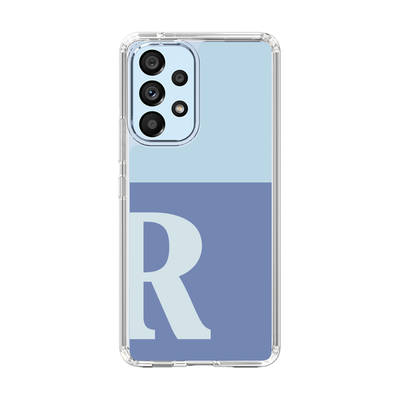 Slim Protection Case［ Original - initial two tone - R blue ］
