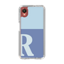 Slim Protection Case［ Original - initial two tone - R blue ］