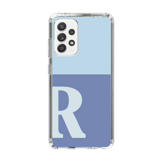 Slim Protection Case［ Original - initial two tone - R blue ］