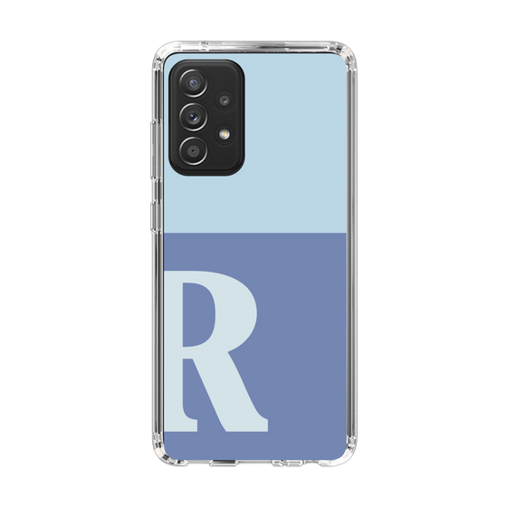 Slim Protection Case［ Original - initial two tone - R blue ］
