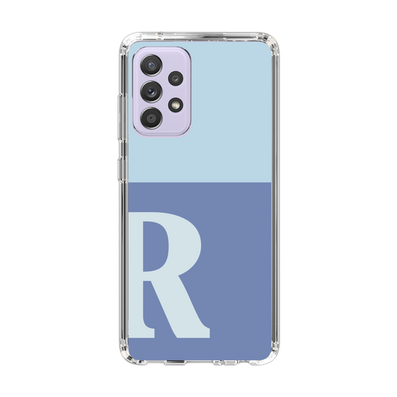 Slim Protection Case［ Original - initial two tone - R blue ］